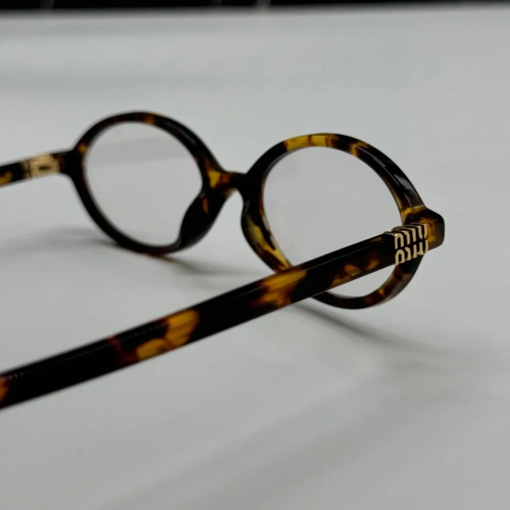 NEW MIU MIU SMU 04ZF VAU08N HAVANA CLEAR MU04ZSF OVAL MU04ZSF WOMEN EYEGLASSES